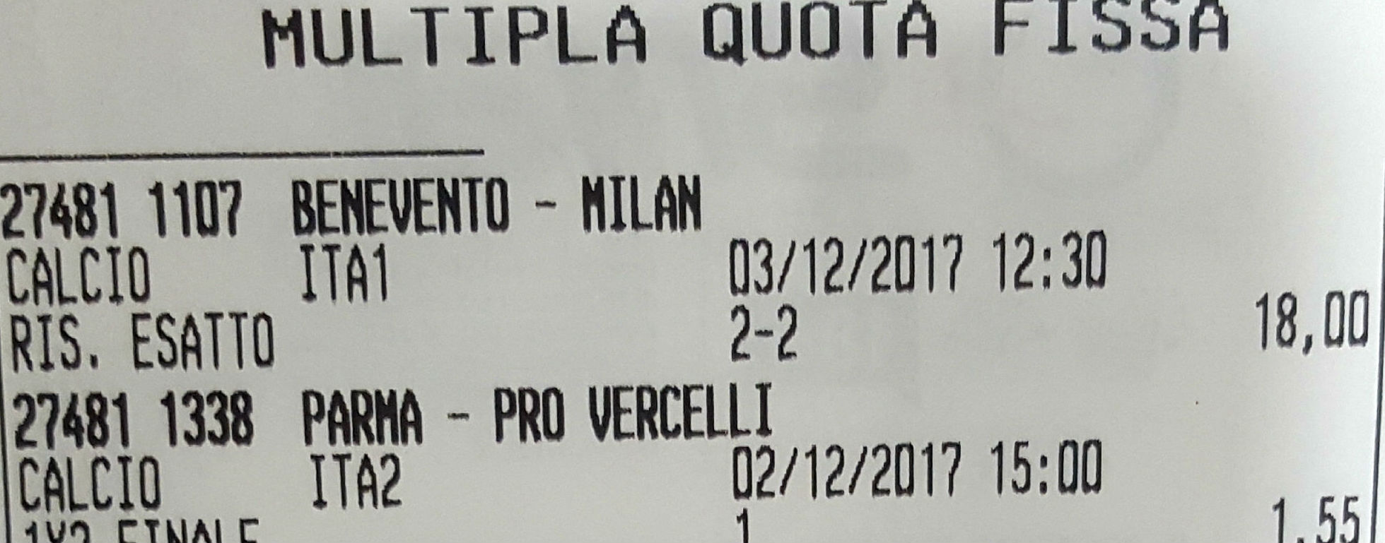 me lo sentivo... ma vaffanculo va...